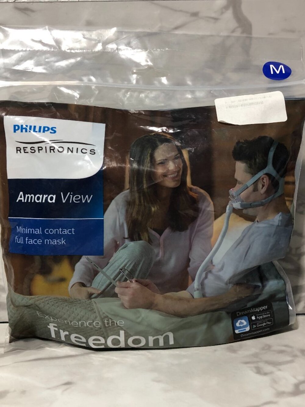 Philips Amara View Full Face Mask Medium M New HCPCS A7030